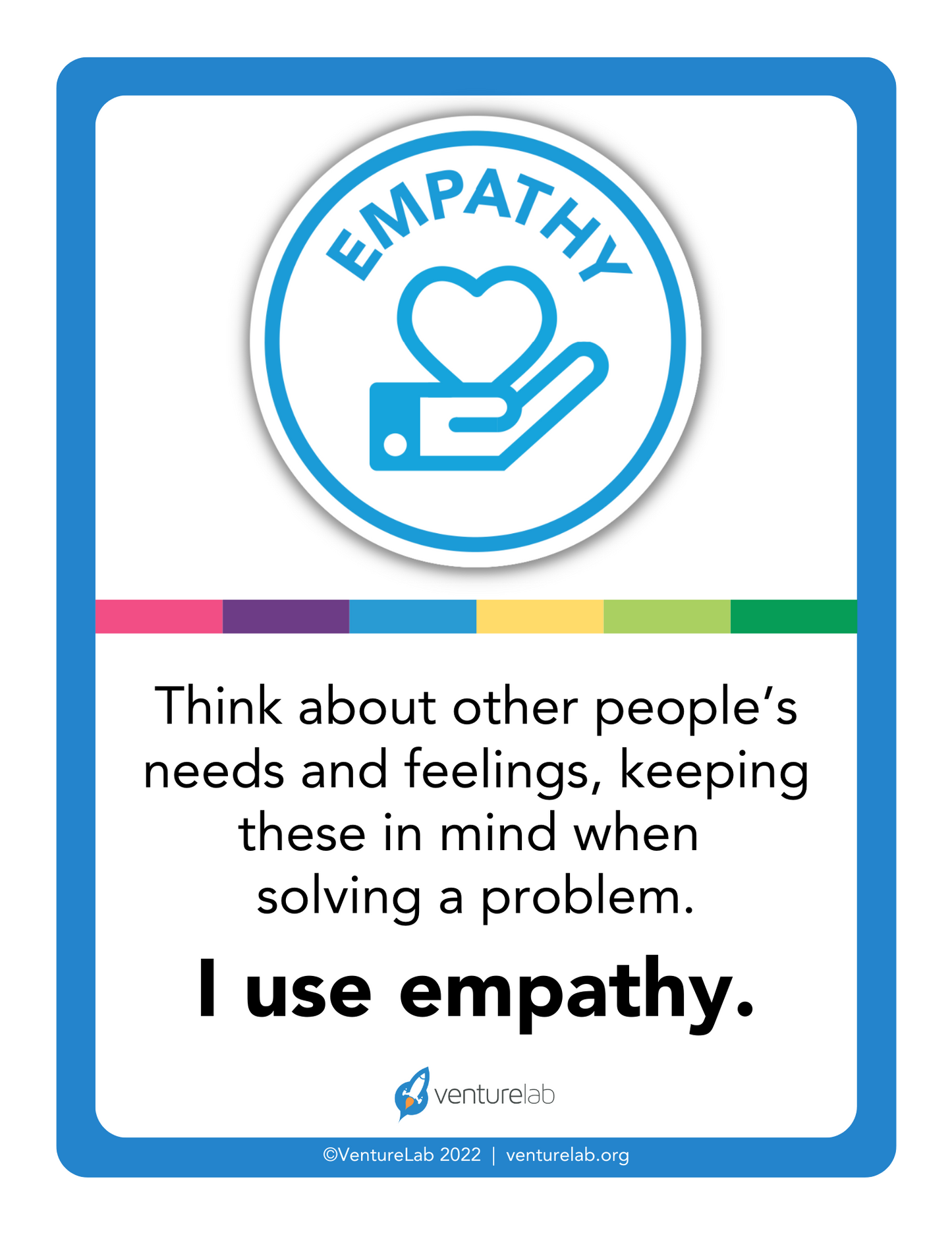 Empathy Mindset Poster Grades 6-12