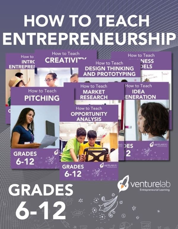 Full Middle/High (Grades 6-12) How to Teach Entrepreneurship Curriculum Set