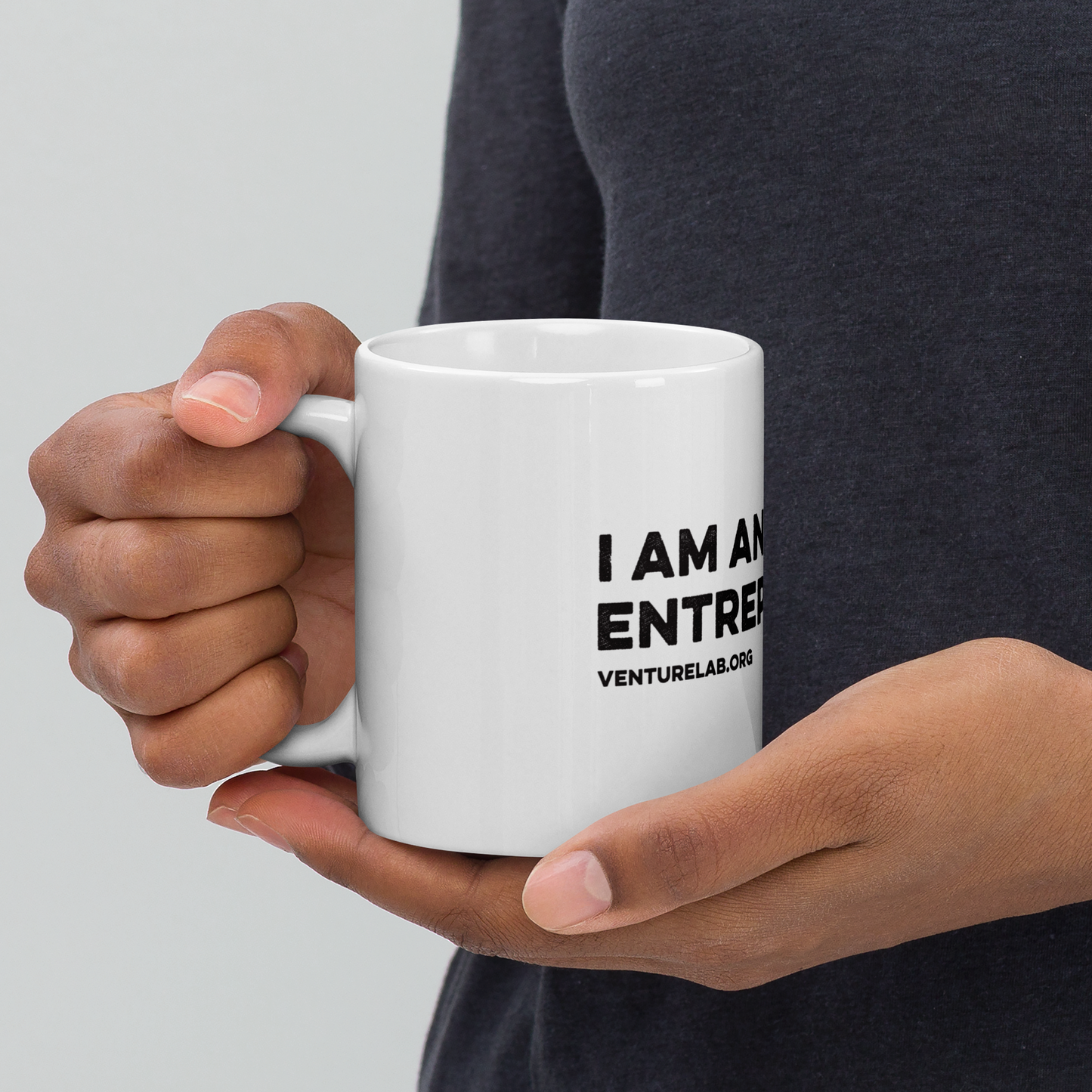 "I Am An Entrepreneur" white glossy mug