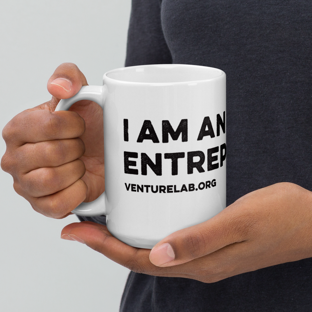 "I Am An Entrepreneur" white glossy mug