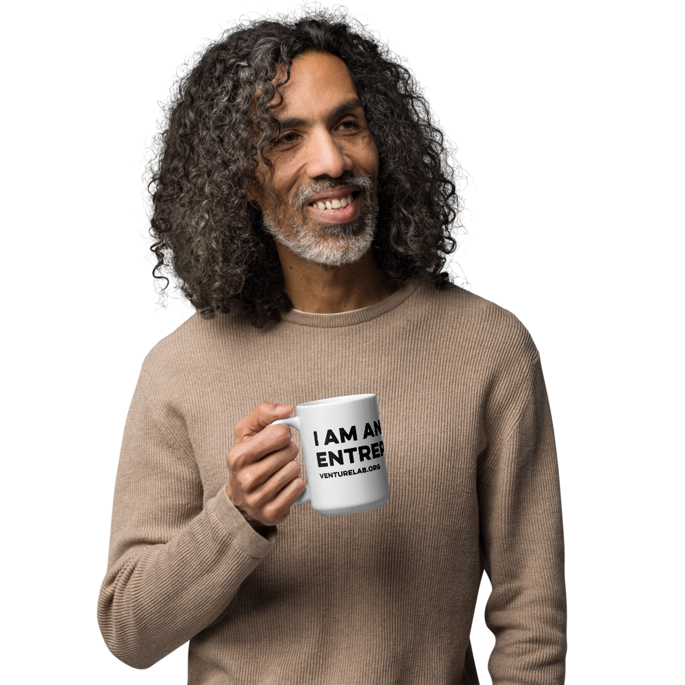 "I Am An Entrepreneur" white glossy mug