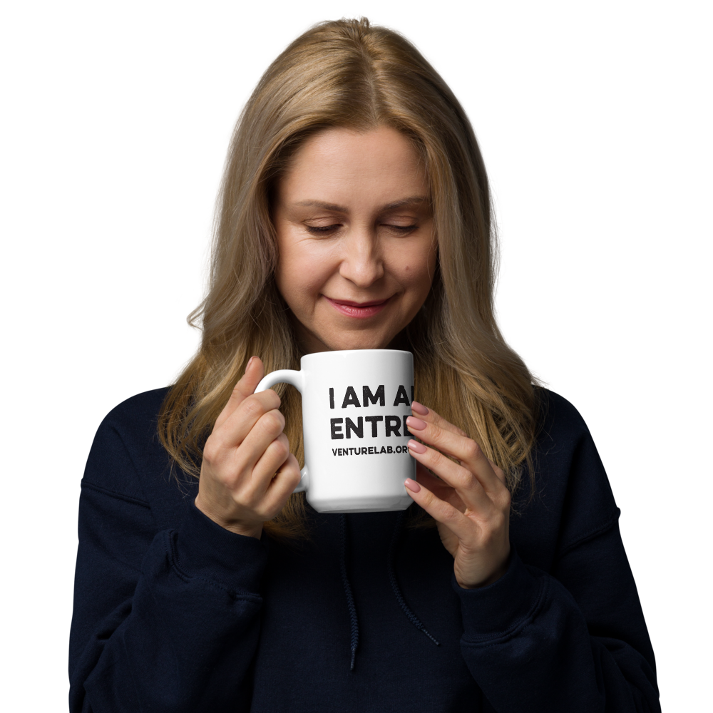 "I Am An Entrepreneur" white glossy mug