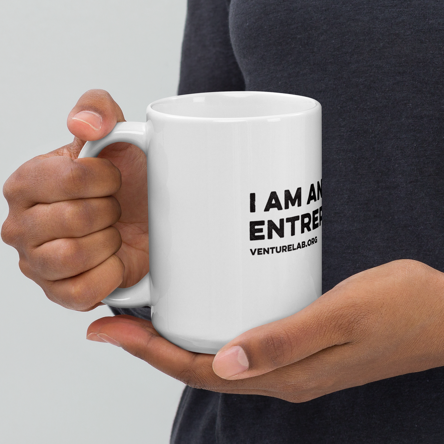 "I Am An Entrepreneur" white glossy mug