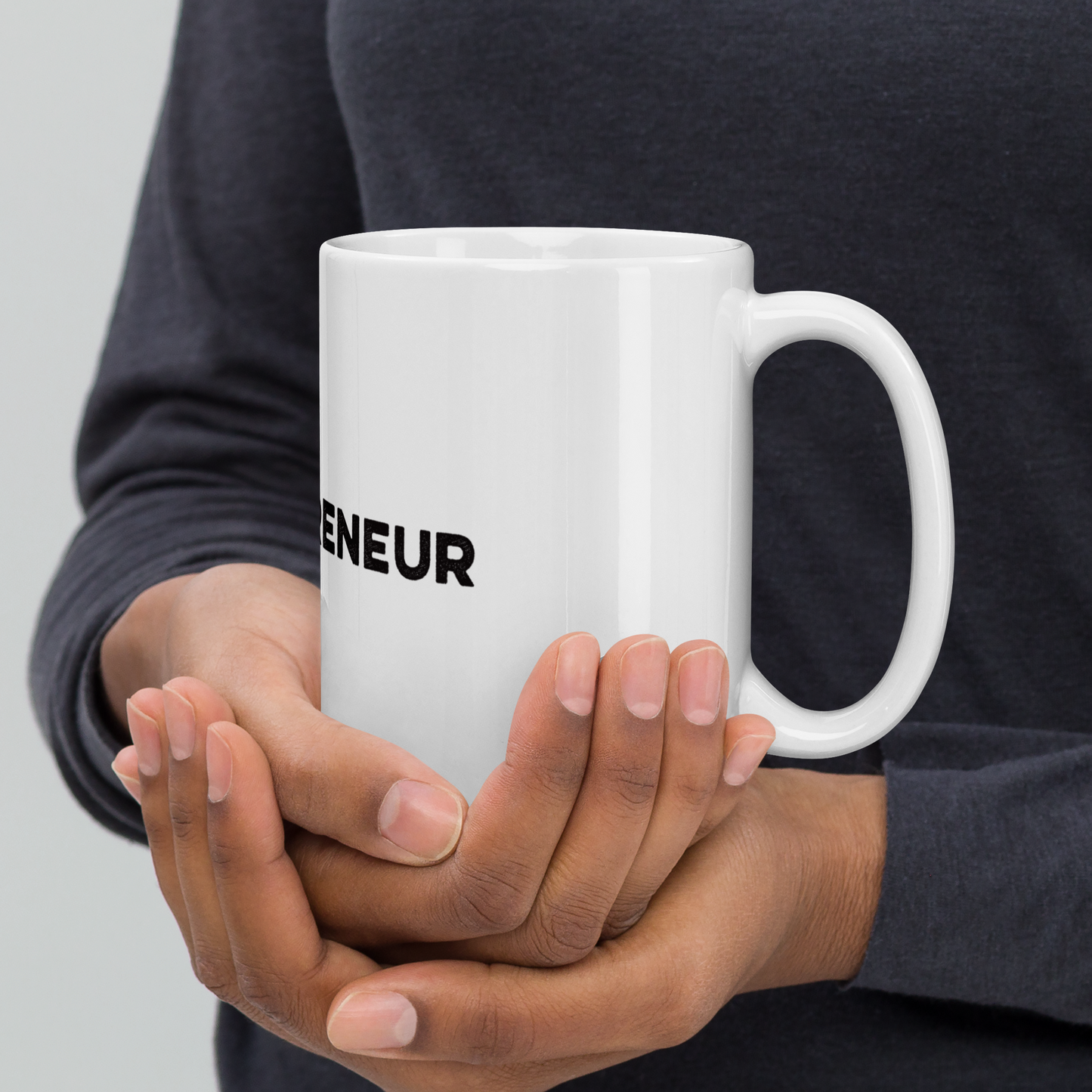 "I Am An Entrepreneur" white glossy mug