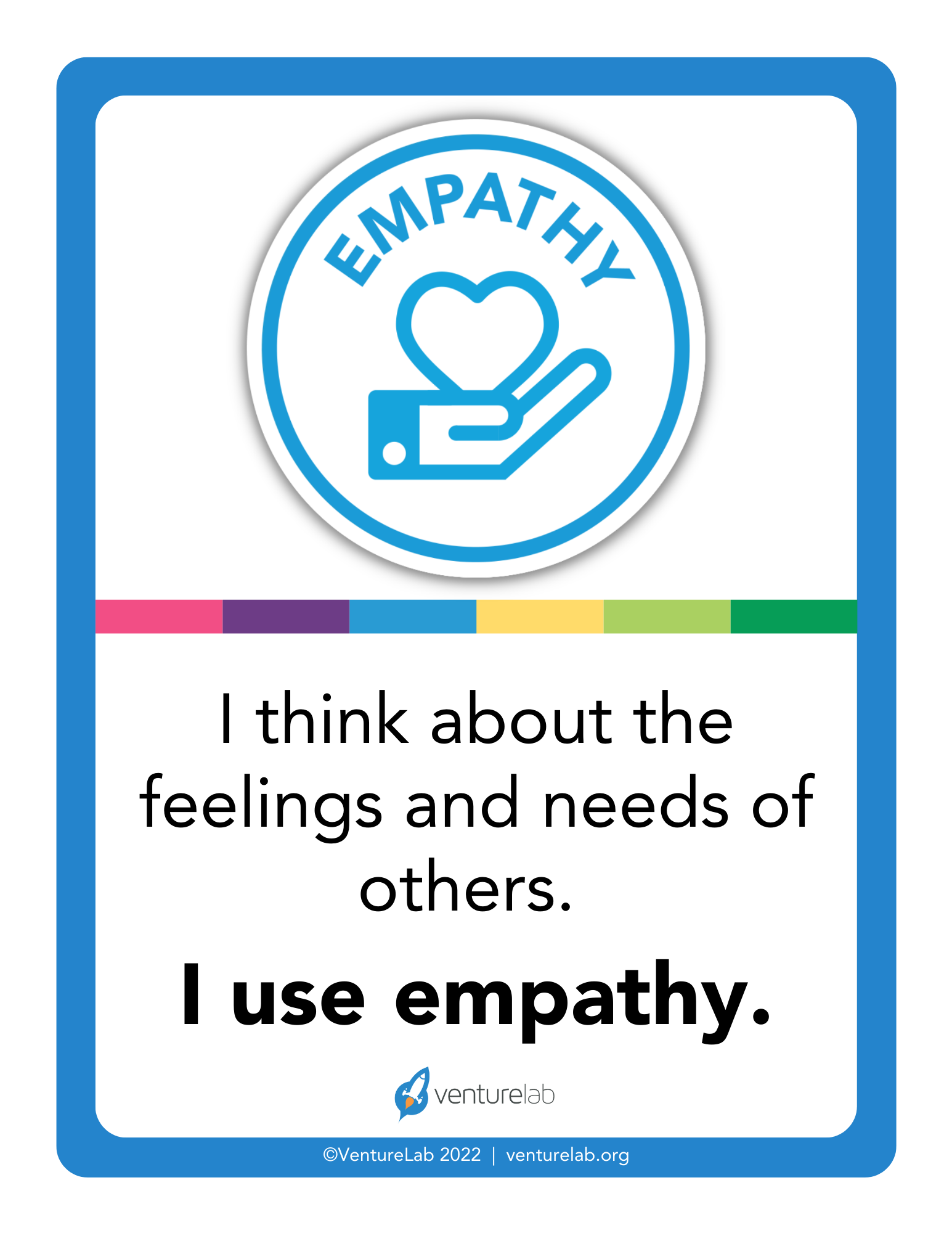 Empathy Mindset Poster Grades 1-5