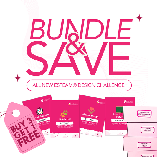 Fall 2025 BUNDLE 4-pack (Grades 1-5) ESTEAM® Design Challenges in a Box for Elementary