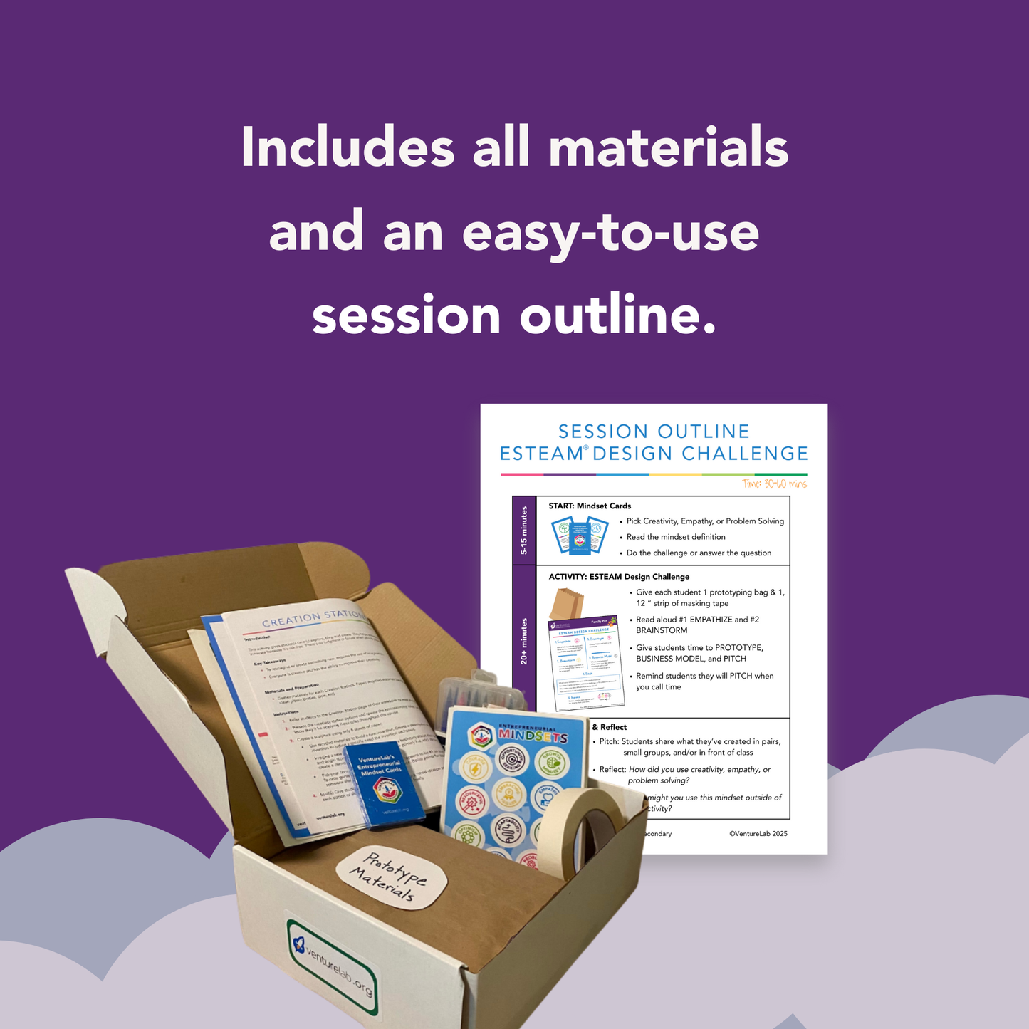 Fall 2025 BUNDLE 4-pack(Grades 6-12) ESTEAM® Design Challenges in a Box