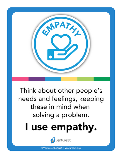 Empathy Mindset Poster Grades 6-12