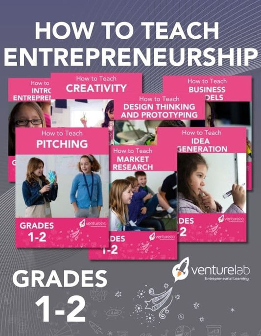 Full Lower Elementary (Grades 1-2) How to Teach Entrepreneurship Curriculum Set