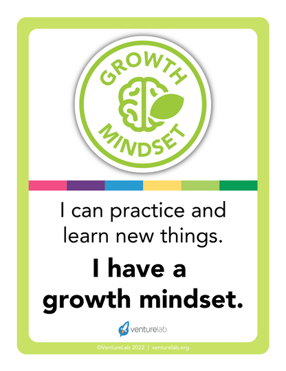 Growth Mindset Poster Grades 1-5