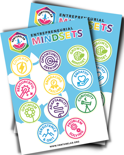 Buy mindset stickers for classroom