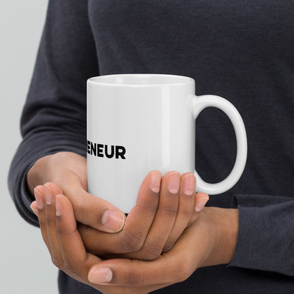"I Am An Entrepreneur" white glossy mug